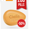 Generic Cialis 20 mg x 200 Tabs