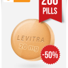 Generic Levitra 20 mg x 200 Tabs