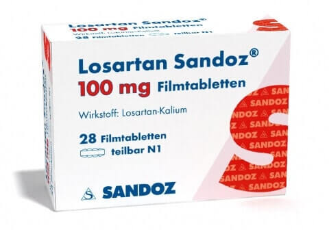 Losartan pills
